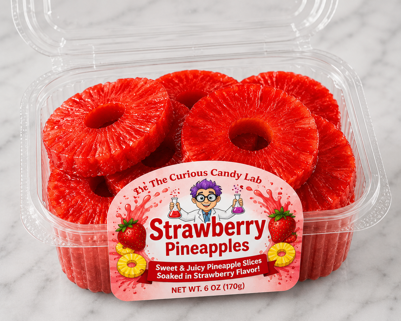 Flavored pineapples